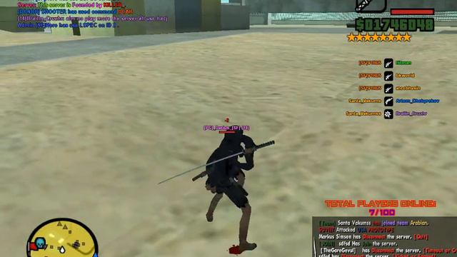 Katana Is Better Than Minigun - COD GGW - SA:MP Server
