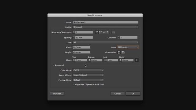 Setting Up A Document | Placing In A Drawing / Sketch Ep13/19 [Adobe Illustrator For Beginners]