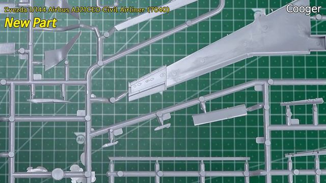 Airbus A321 CEO Civil Airliner 1/144 Zvezda Preview (Unboxing 7040)