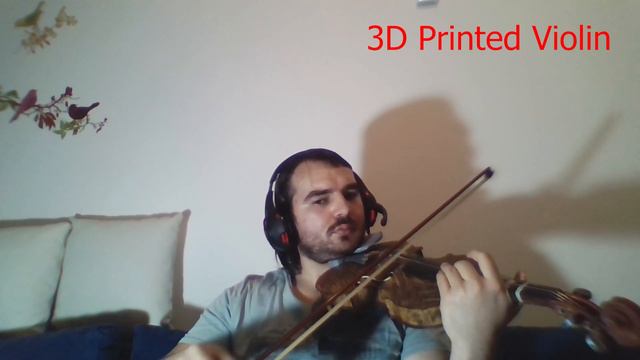 Wooden VS 3D Printed Violin (Played By Me - Amateur)