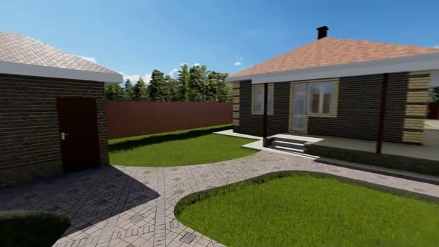 Одноэтажный дом для счастливой загородной жизни