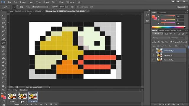 Unity 3d: Flappy Bird [Photoshop - Γραφικά]