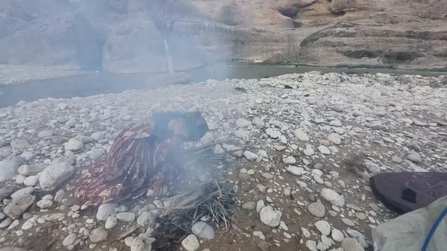 Elham Went Fishing For Food