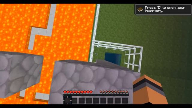 Простой паркур(Minecarft прохождение карты)