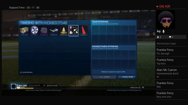 Rocket League Donate??