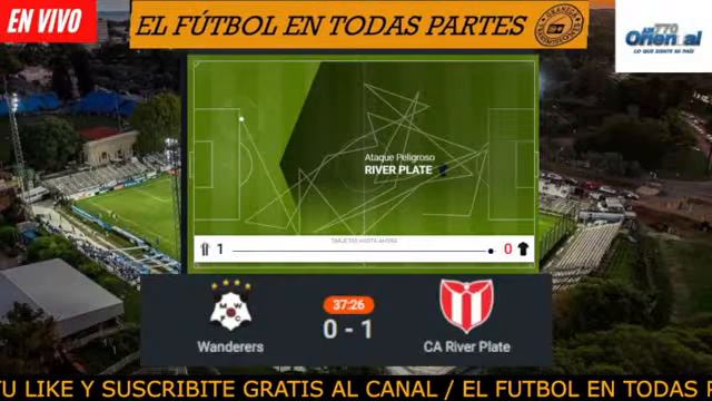 WANDERERS VS RIVER URUGUAY EN VIVO POR GRANEGA ⚽ URUGUAY: COPA AUF URUGUAY - OCTAVOS DE FINAL