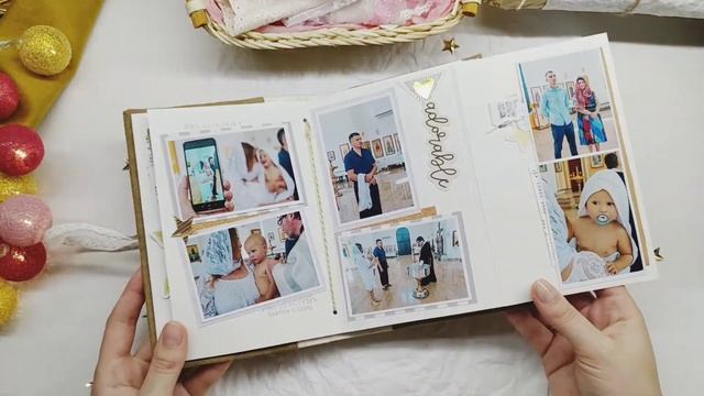 обзор миника / крещение / скрапбукинг / Scrapbooking /