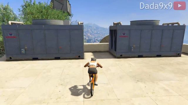 GTA 5 EPIC BMX STUNTS Race #12 (GTA 5 PC Stunts)