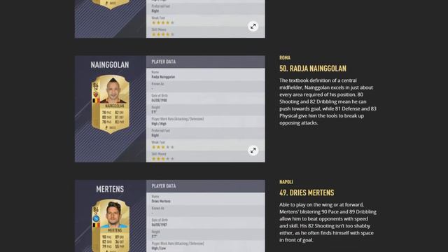 FIFA 18 / ОФИЦИАЛЬНЫЕ РЕЙТИНГИ ИГРОКОВ / TOP 60 - 41 / LUIZ, RODRIGUEZ, ISCO, COUTINHO