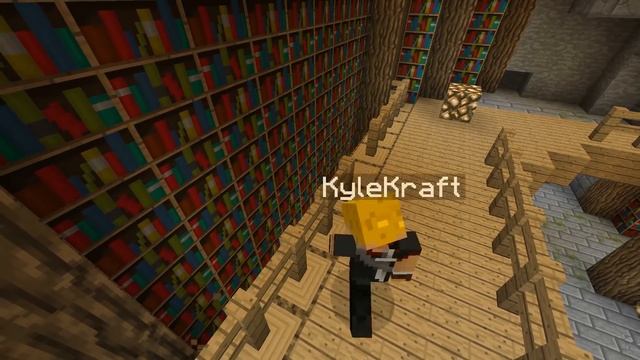 How To Transform A Minecraft STRONGHOLD | The Libraries!