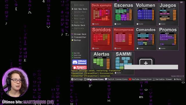 Conexiones (OBS, Twitch, Transmitter Y App Android) - SAMMI Masterclass - Parte 1