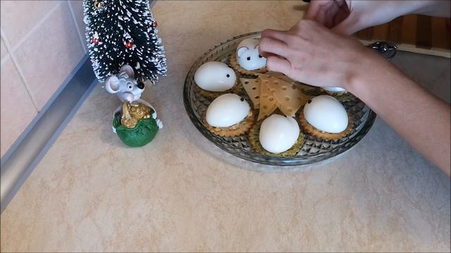 СИМВОЛ ГОДА на СТОЛЕ.Быстрые Закуски в виде МЫШЕК на Новогодний стол.Новый год