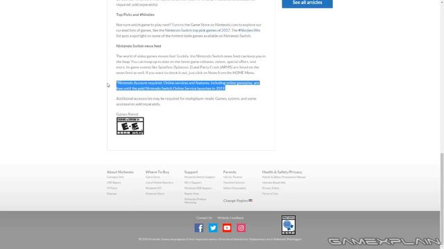 No, Nintendo Switch's Paid Online Service Hasn't Been Delayed To 2019 (Typo Alert!)