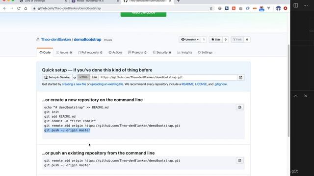 Pagina Met Bootstrap 11: Pushen Op GitHub Met De Terminal