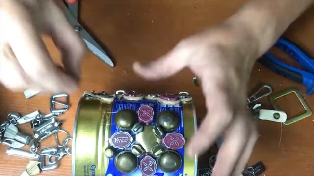 Декор банки в стиле Стимпанк из железного и пластмассового