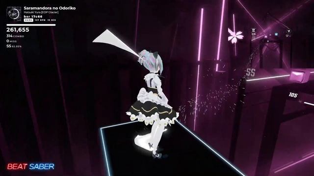 【BeatSaber】サラマンドラの踊り子 / 葉月ゆら【低スペックPCとOculus Quest 2だけでトラッキング】