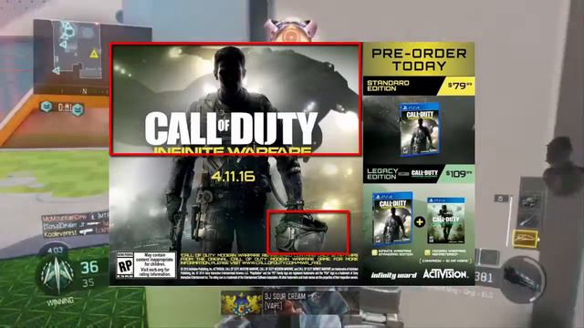 Cod Infinite Warfare Pre-order poster leaked!