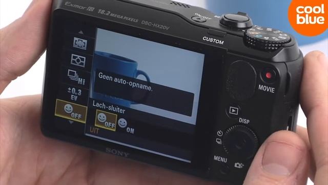 Sony Cybershot DSC-HX20V Videoreview En Unboxing (NL/BE)