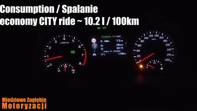 2016 Kia Optima GT 2.0 T-GDI 245 PS Consumption / Spalanie