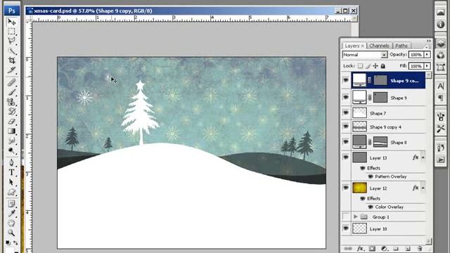 Photoshop - Contemporary Greeting Card