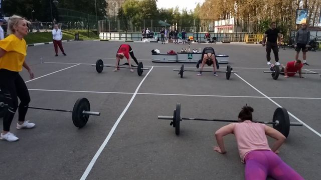 МО. г.Солнечногорск. День Округа 2020. Соревнование по КроссФит(CrossFit). Набережная Озера Сенеж.