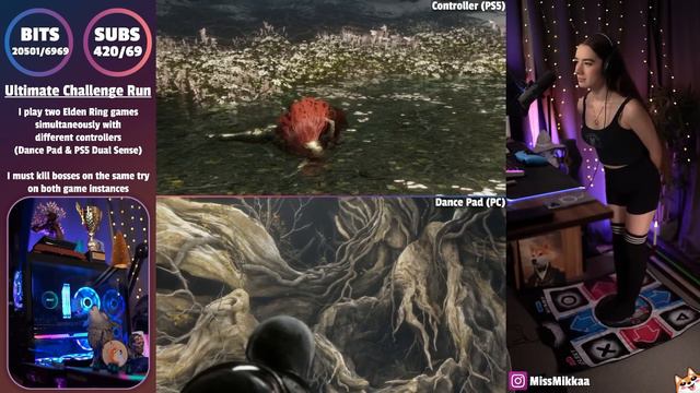 2x MALENIA Defeated AT ONCE In The ULTIMATE Elden Ring Challenge Run