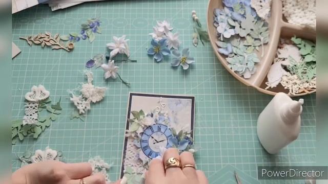 Мастер-класс. Цветочная открытка на 8 Марта по 1 этапу СП 