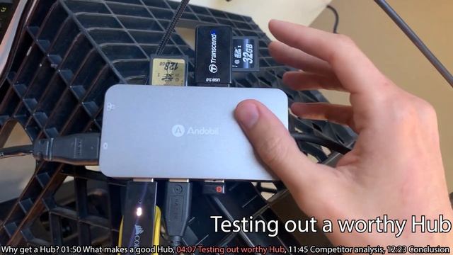 BEST USB Hub for PC Laptop and Gaming Laptop: Andobil