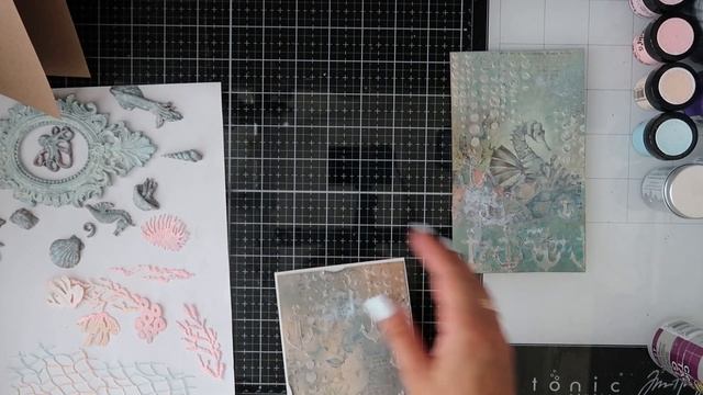 Mixed Media Summer Card. Тutorial | Scrapbooking