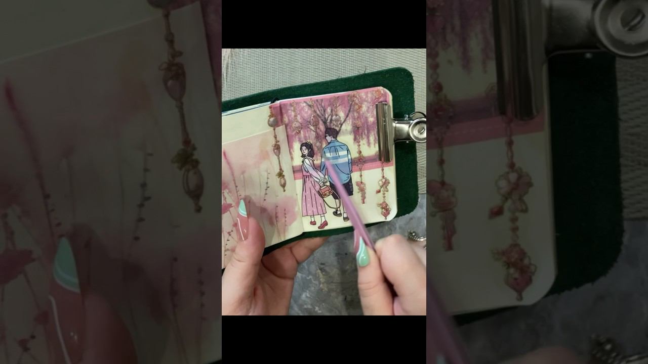 Love Story#asmr #scrapbooking #minijournal #trending #decorating #journaling #love #couplegoals