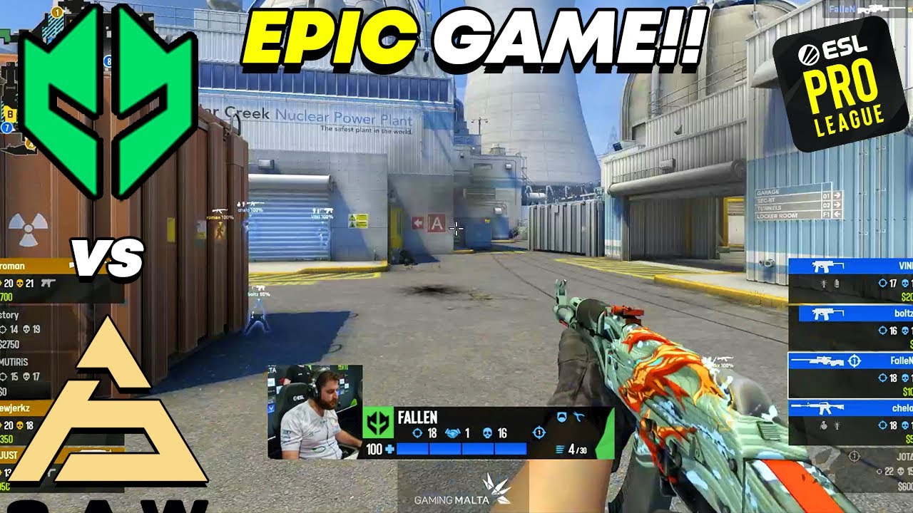 ЭПИЧНАЯ ИГРА!! - Imperial Vs SAW - HIGHLIGHTS - ESL Pro League | CSGO