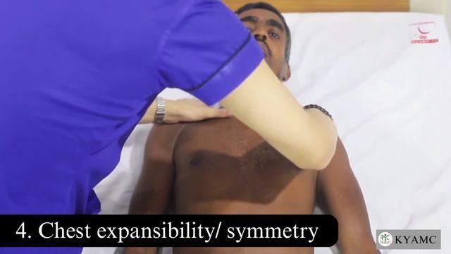 Palpation - The Respiratory System | Standardized Clinical Examination Videos | KYAMC