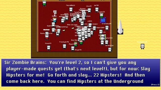 8BitMMO PC Game 'subscriberoonie Village'