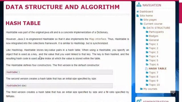 HASH TABLE IN JAVA IN URDU LANGUAGE