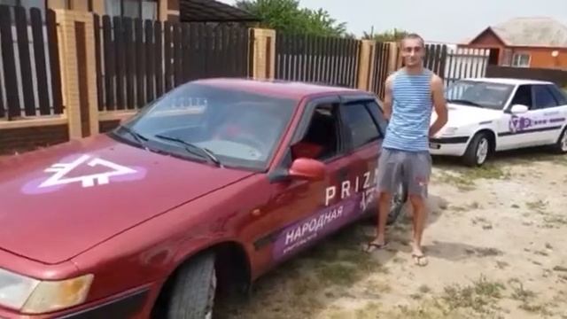 66-ой автомобиль криптовалюты PRIZM в Краснодаре! Х 488 СВ 61 КРАСНЫЙ ДЭУ