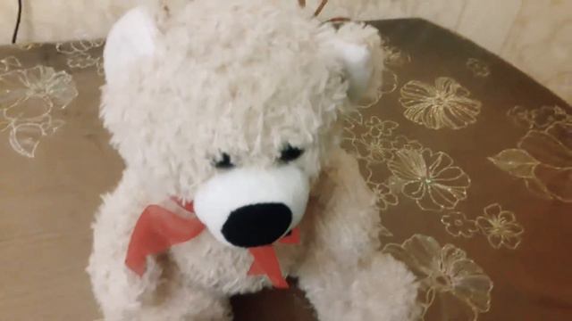 школу  идёт  мишка