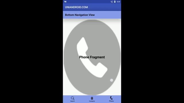 Android | Bottom Navigation View