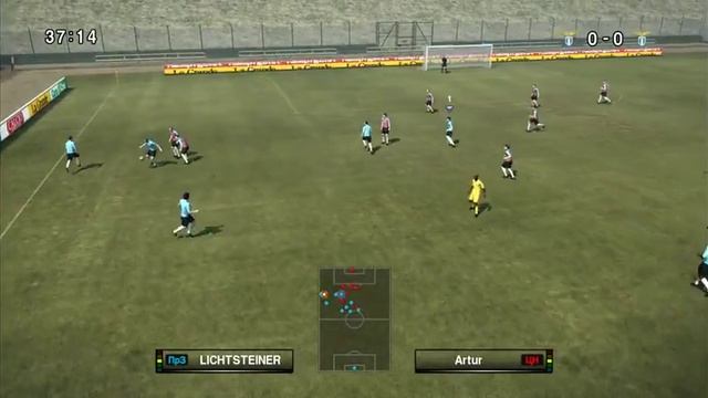 Прохождение PES 2010 (Cтань легендой ) #2 первый матч