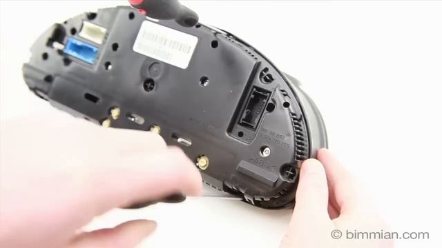 White & Silver Gauge Face Overlays For BMW - Full Install