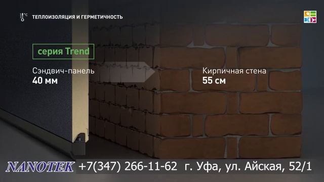 Теплые гаражные ворота. Герметичные ворота.