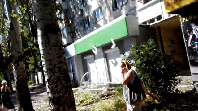 27 08 2014 г Донецк Обстрел Калининского района
