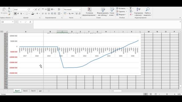 Бухгалтерский отчетный период в Excel