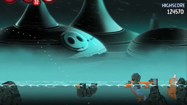 Angry Birds Star Wars 2 Level P4-15 Rise Of The Clones 3 Star Walkthrough
