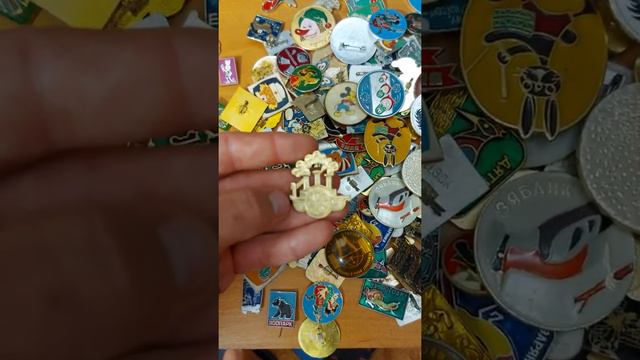 Значки СССР детские Обзор 260 штук Фалеристика СССР