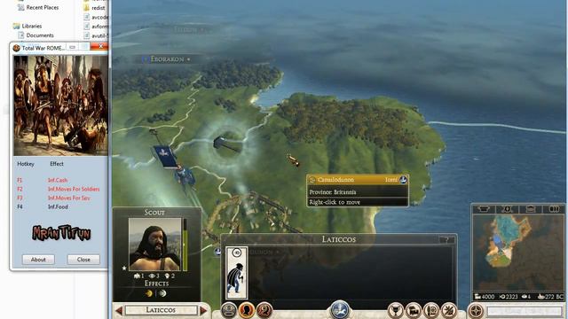 Total War ROME II Trainer V1 0+4 & One Turn Technology And Buildings