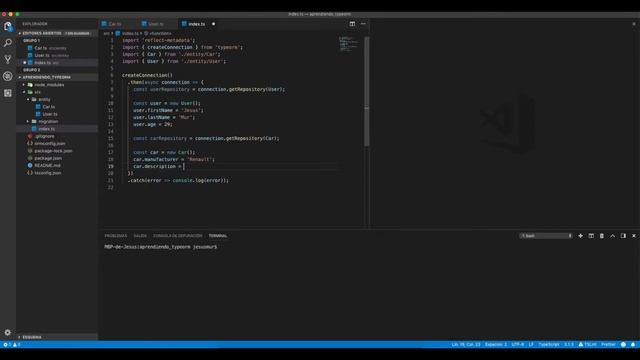? Tutorial De Typeorm Con Typescript En Español - #4 Relaciones One To One