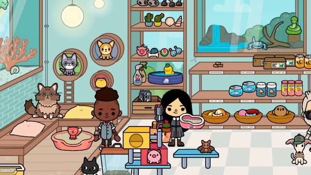 провожу день с животными часть 1 / тока бока/