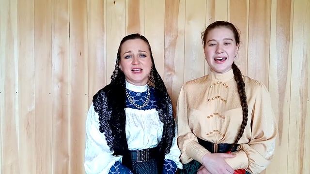 130.Дуэт Рюмкиных с. Засопка Читинский район Забайкальский край«Вот скрылось солнце за горою»