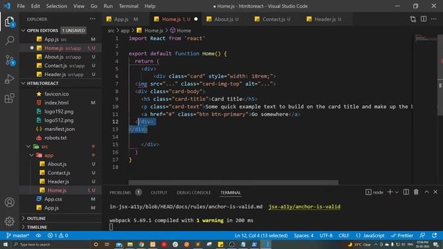 How To Convert Html Website To React Js App (Simple Method) - Create Your Single Page Application