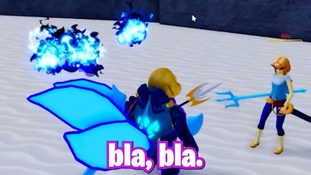 OBLIGO A ESTA CHICA A LLEGAR AL SEGUNDO SEA EN BLOX FRUITS XD #gnorendog #bloxfruits #roblox